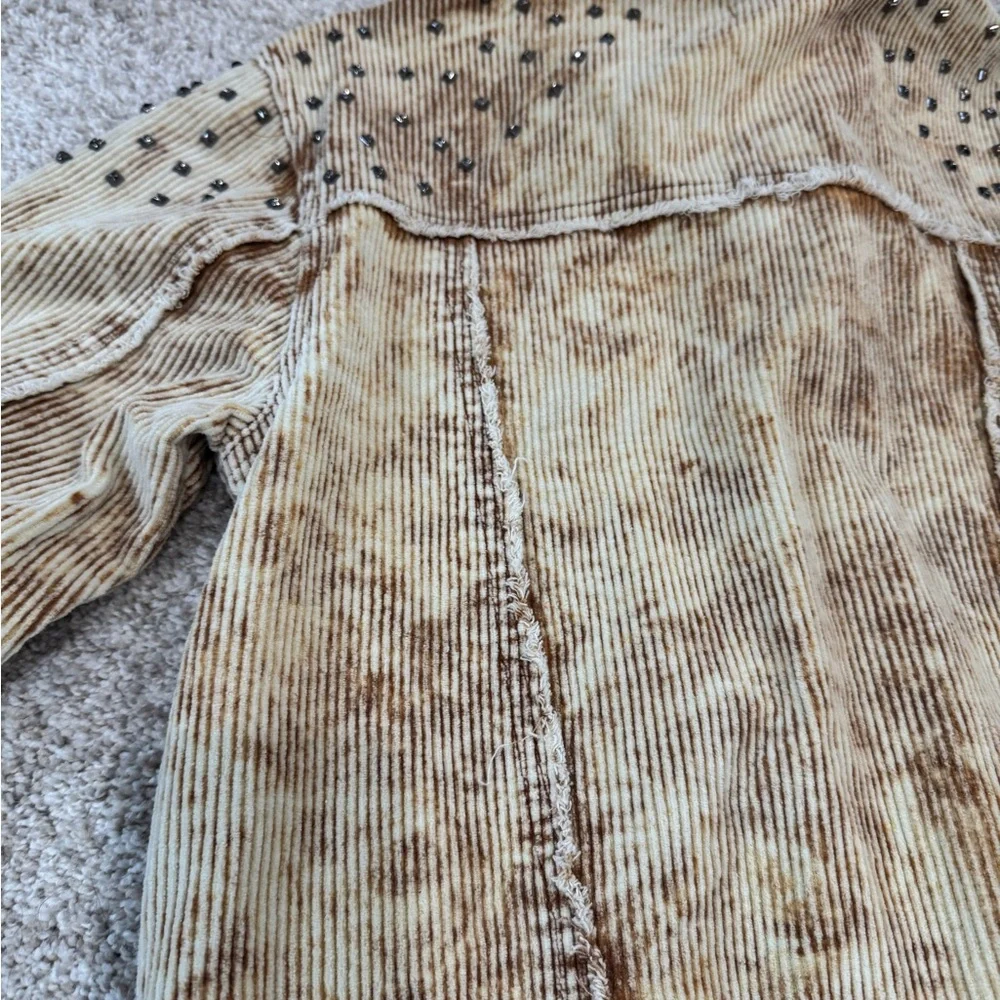 POL Studded Distressed Corduroy Jacket – Size Small - Picture 9 of 16